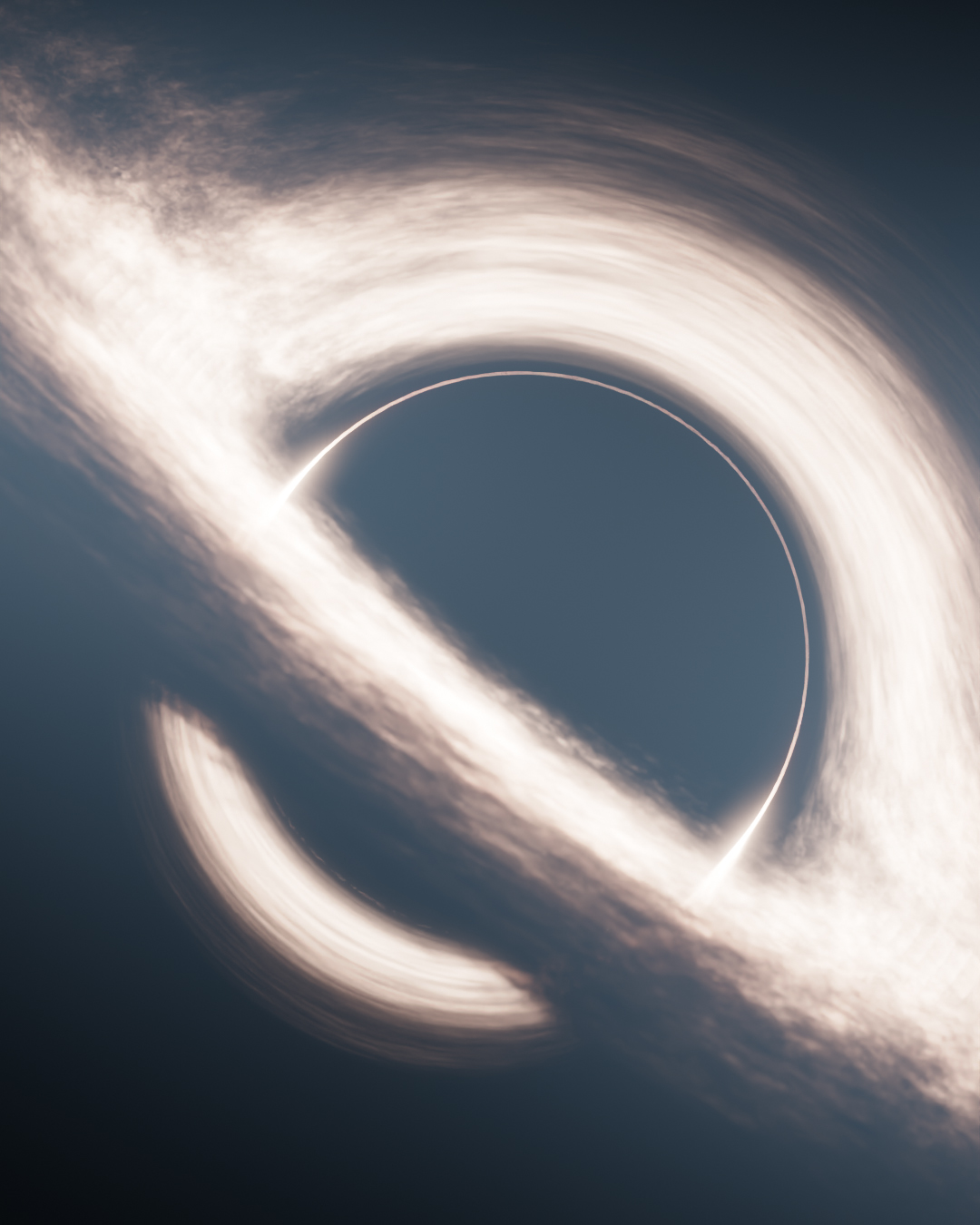 A simplistic simulation of a black hole inspired by Interstellar