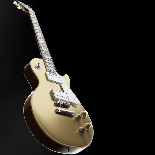 A golden Gibson Les Paul R7